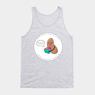 Polysexual Pride: Aggressively Inclusive Bean Tank Top